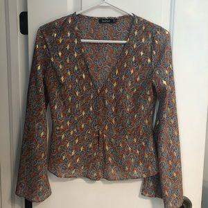 Boohoo Boho Top in Small